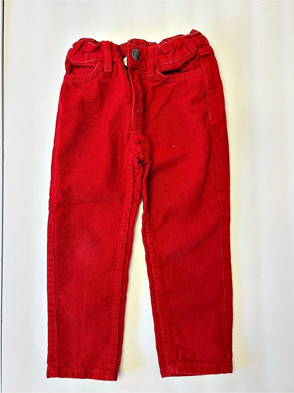 H&M Slim Fit Corduroy Pants Red Corduroy Pants BOYS 3T